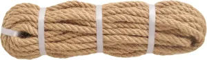12mm Jute Twine Rope 1/2 Inch 50 ft Natural Twine Heavy Duty Twine Rope for Crafting, Cat Scratch Post, Gardening, Bundling, DIY Projects(12mm,15m)