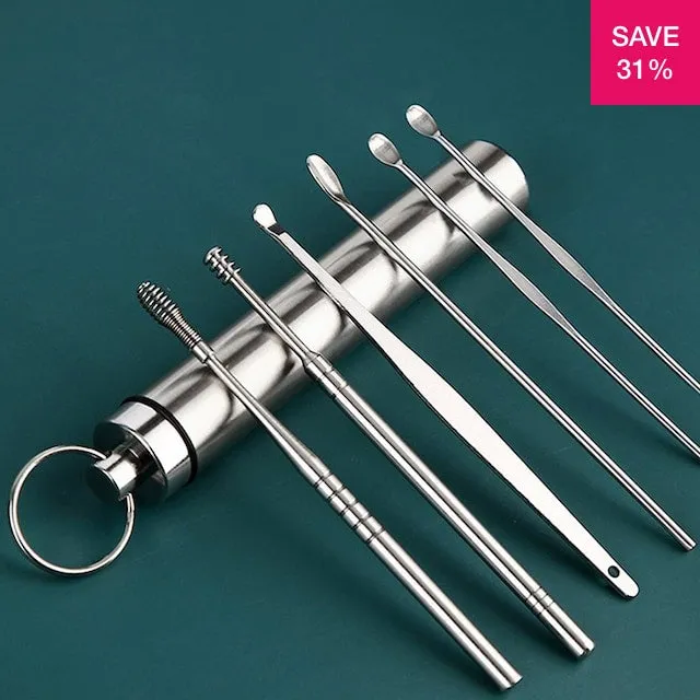 7pcs Stainless SteelEar Cleaner Kit