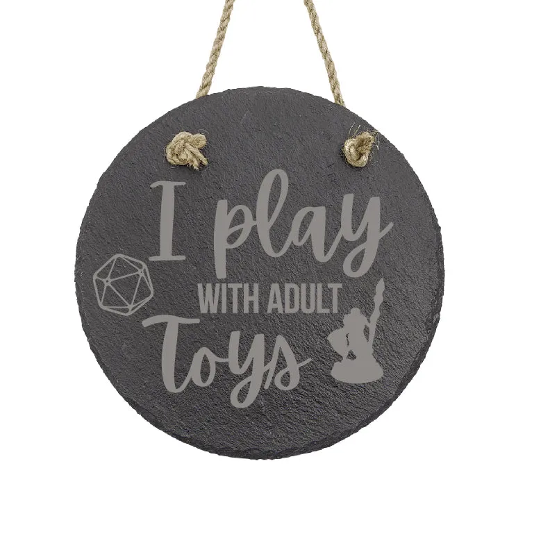 Adult Mini Toys Hanging Slate