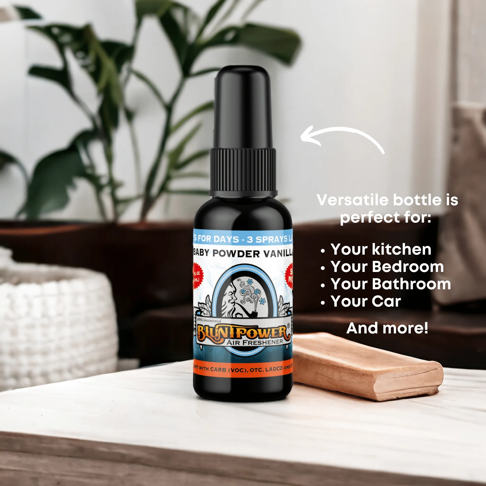 Baby Powder Vanilla Air Freshener Spray