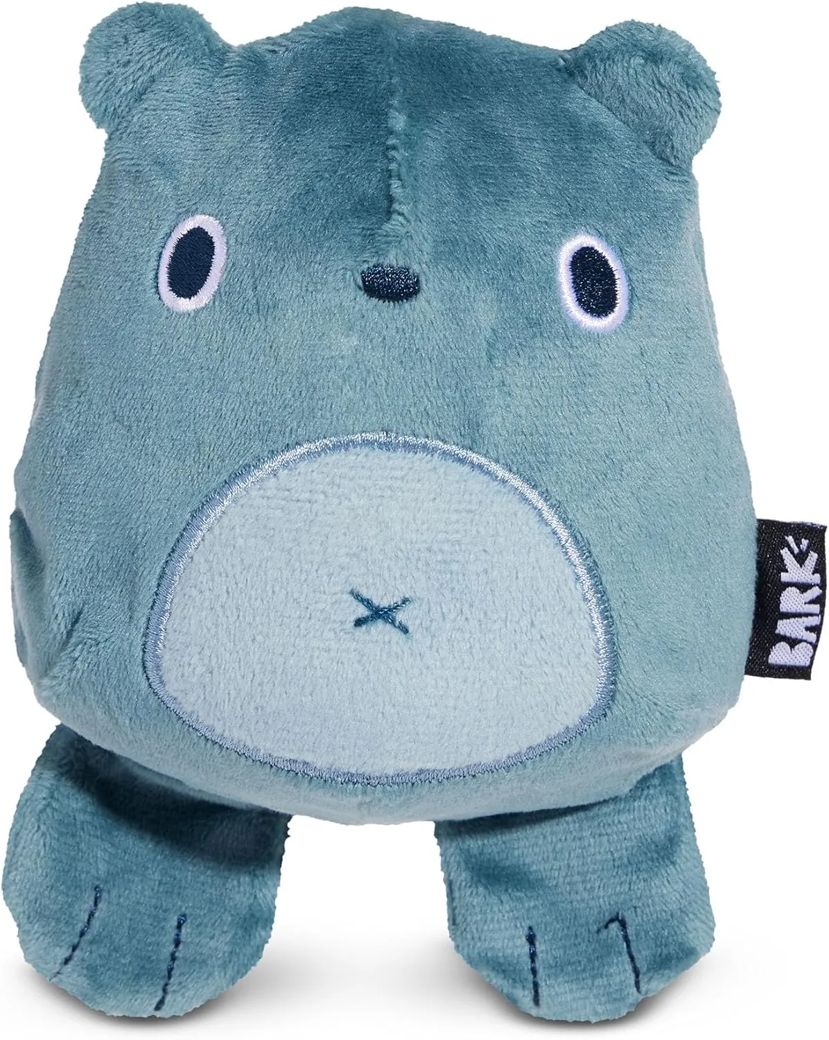 Barkbox Grey Bear Hugger Super Chewer 2-in-1 Plush Exterior Hard Core Plush Toy, Large Breeds