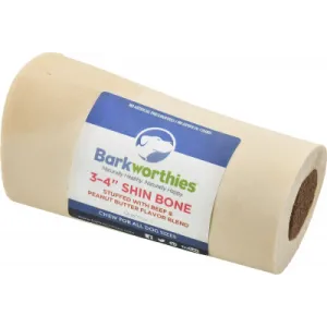 Barkworthies Stuffed Shin Bone: 3-4''