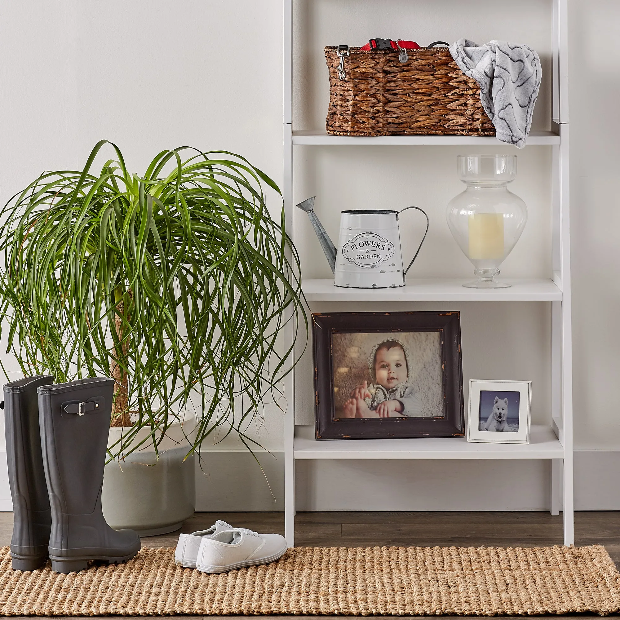 Bone Dry Hyacinth Pet Storage Basket, Bone Shaped, Brown, Small - 17.75x11x7.5"