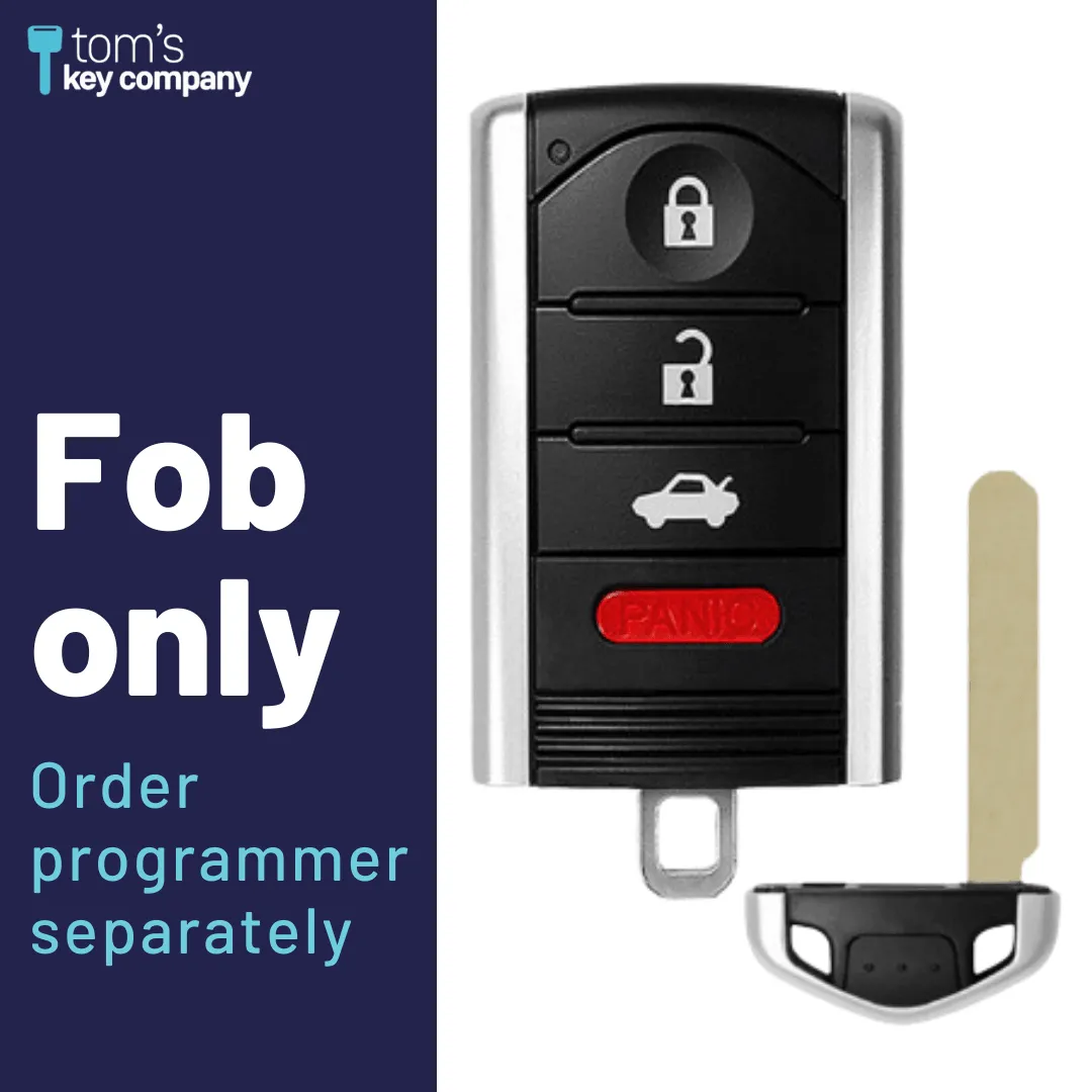 Brand New Aftermarket 4 Button Smart Key for Acura TL (ACUSK-4B-TR-M3N5WY8145)