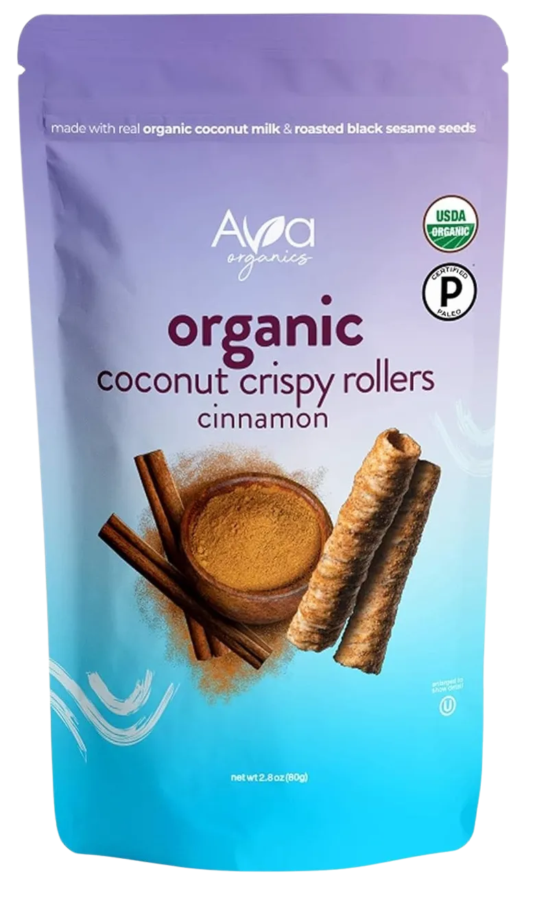 Cinnamon Coconut Crispy Rollers