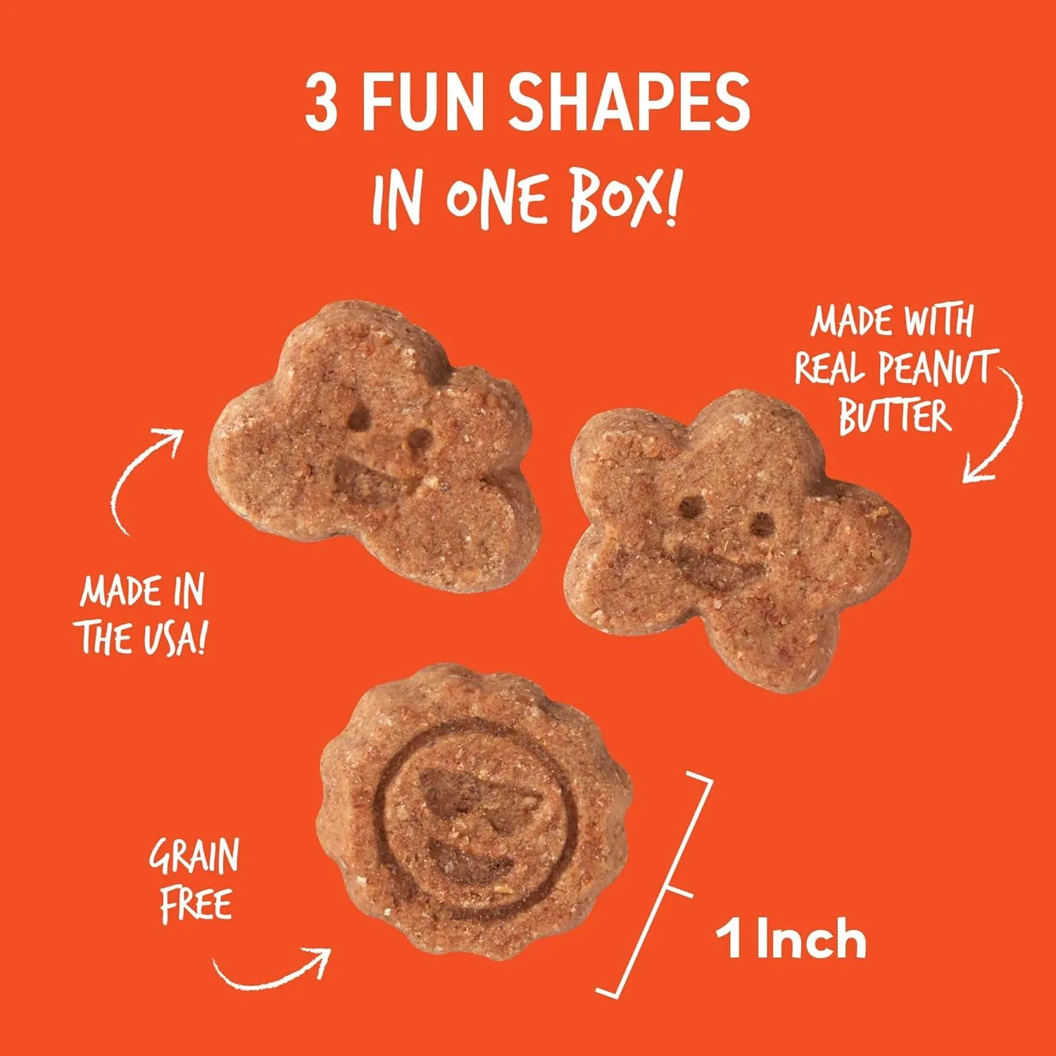 Cloud Star Wag More Bark Less Soft Chews Grain Free Dog Treats, Peanut Butter & Apples, 20 oz. Pouch