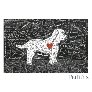 Cockapoo PetFlat - Premium Vinyl Mat
