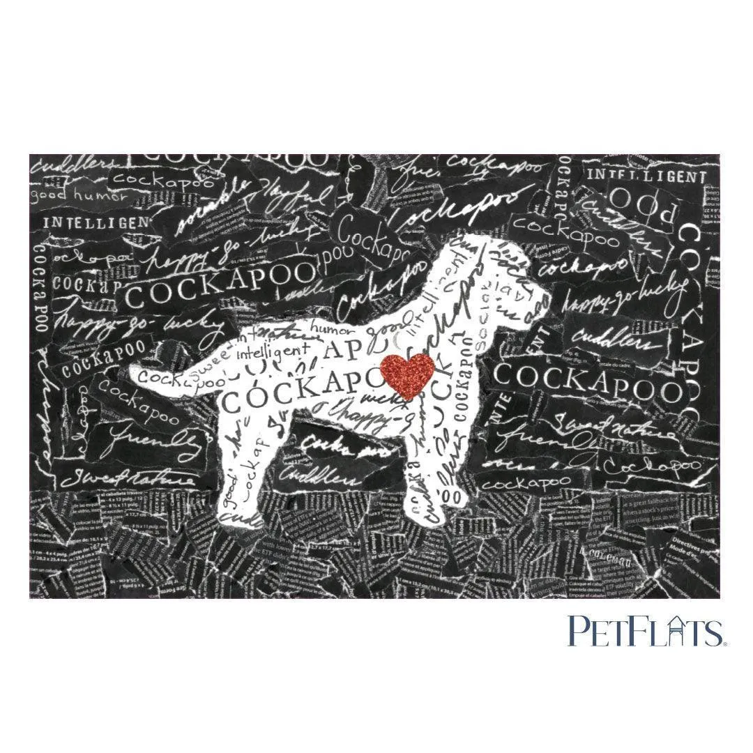 Cockapoo PetFlat - Premium Vinyl Mat