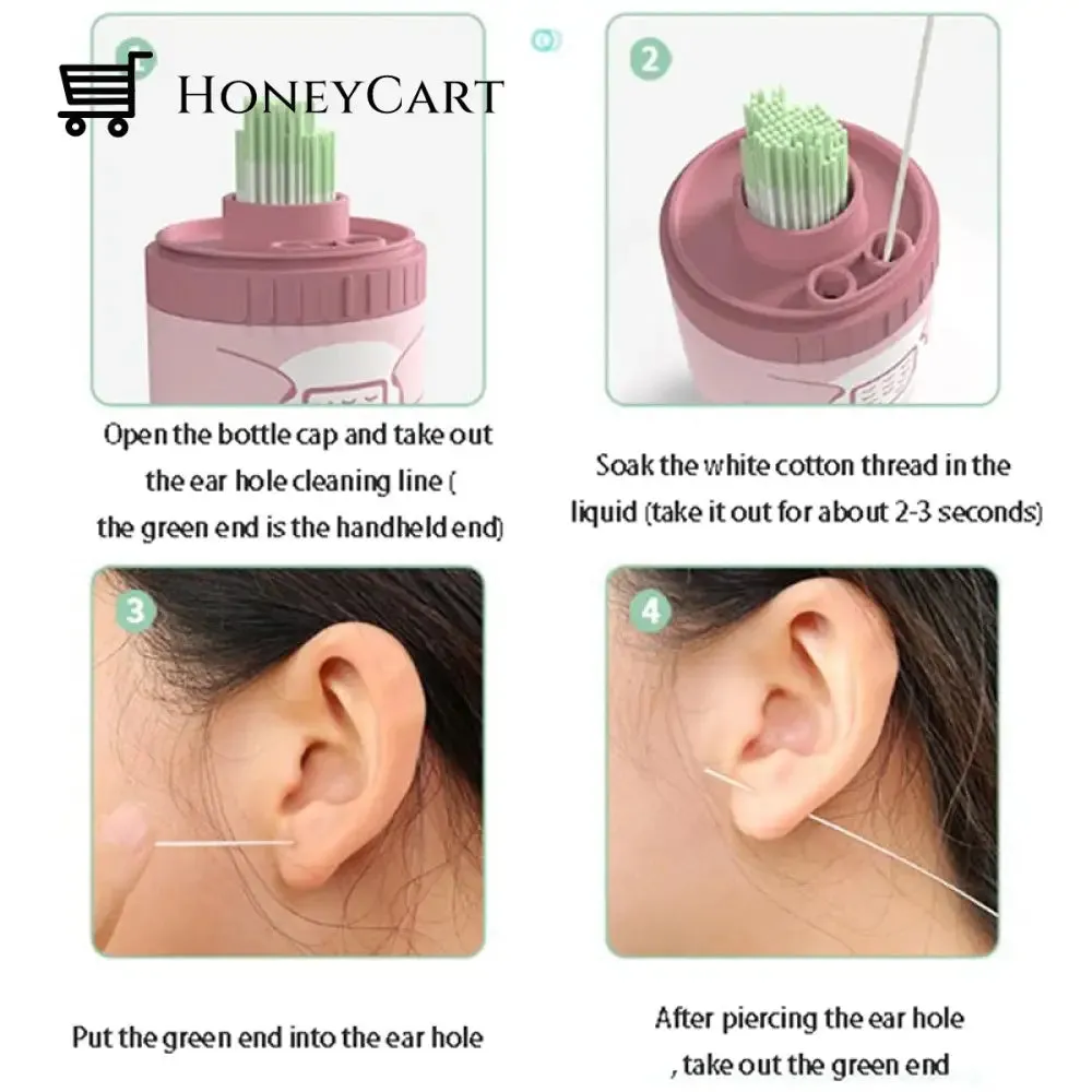 Disposable Earrings Hole Cleaning Set