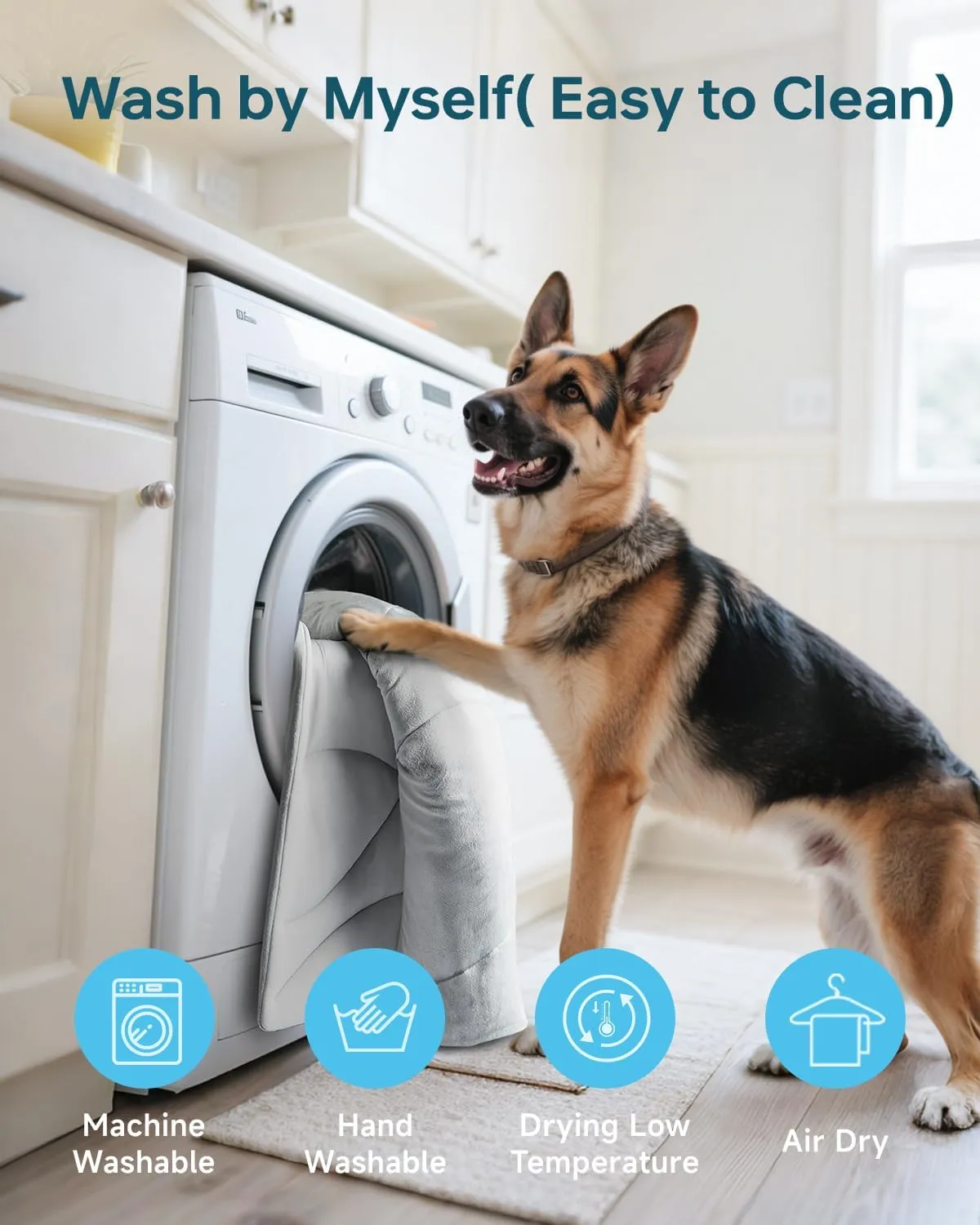 Dog Cooling Mat, 36" x 23" Reversible Self-Cooling Mat for Medium Dogs, Arc-Chill Cool Pad for Dogs and Cats Washable Summer (Grey, Medium(36" x 23"))