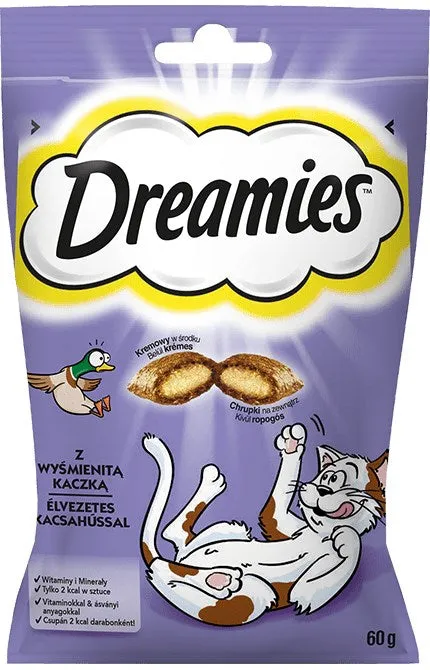 Dreamies 5998749116500 Cat Treats Duck Snacks 60G