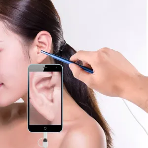 Ear Cleaning Earpick Otoscope 1.3 MP Endoscope With 3 Types USB Connectivity