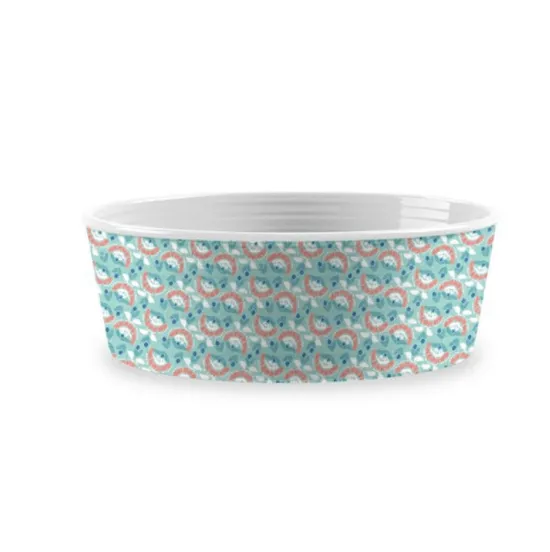 Flower Fields Single Wall  Pet Aqua Bowl
