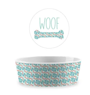 Flower Fields Single Wall  Pet Aqua Bowl