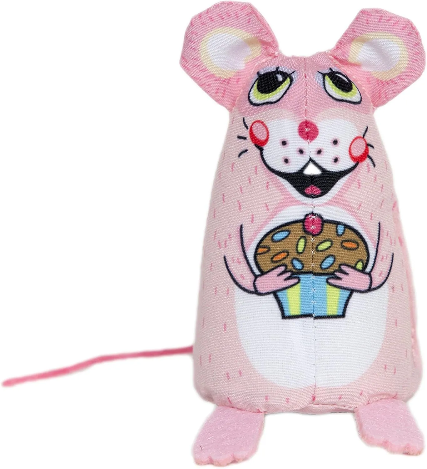 FUZZU Sweet Baby Mice Cat Toy | Cat Toy Catnip | Interactive Cat Toy | Stimulating Cat Toy | Organic Catnip | Pink