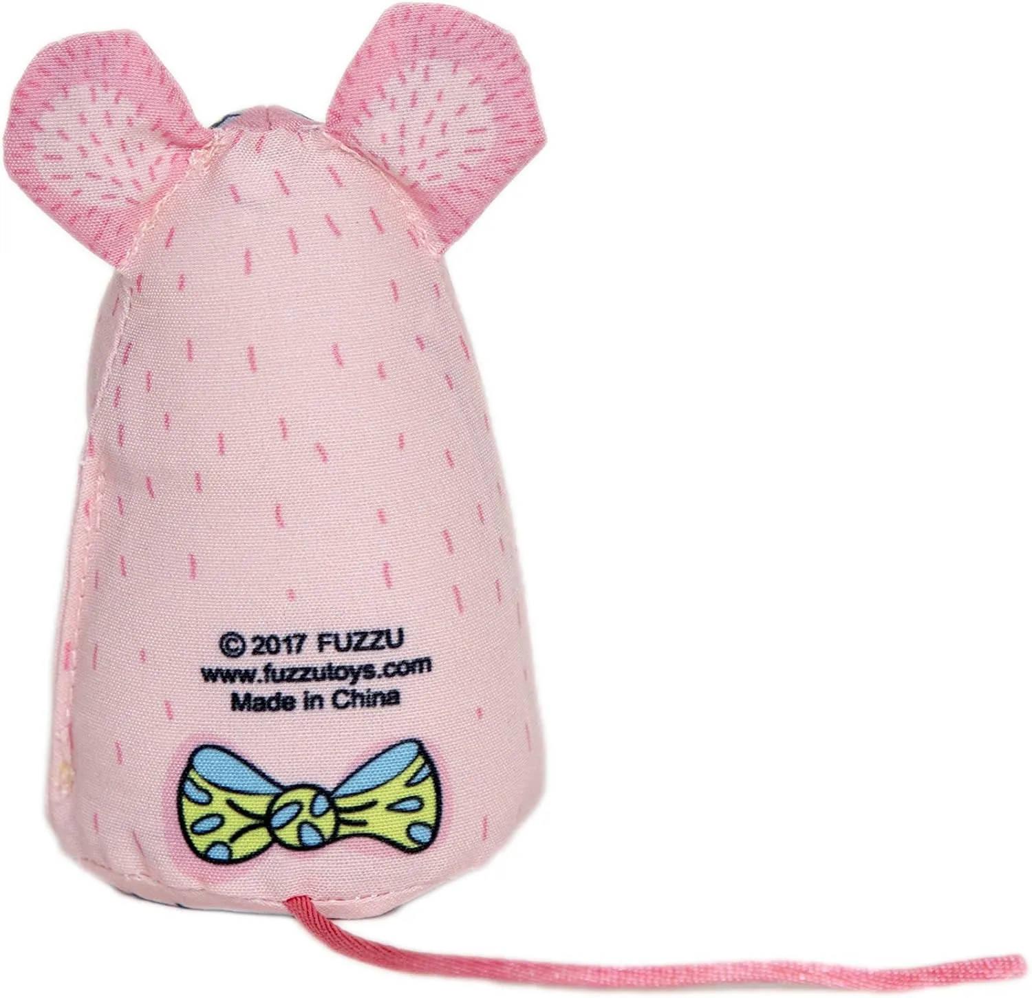 FUZZU Sweet Baby Mice Cat Toy | Cat Toy Catnip | Interactive Cat Toy | Stimulating Cat Toy | Organic Catnip | Pink