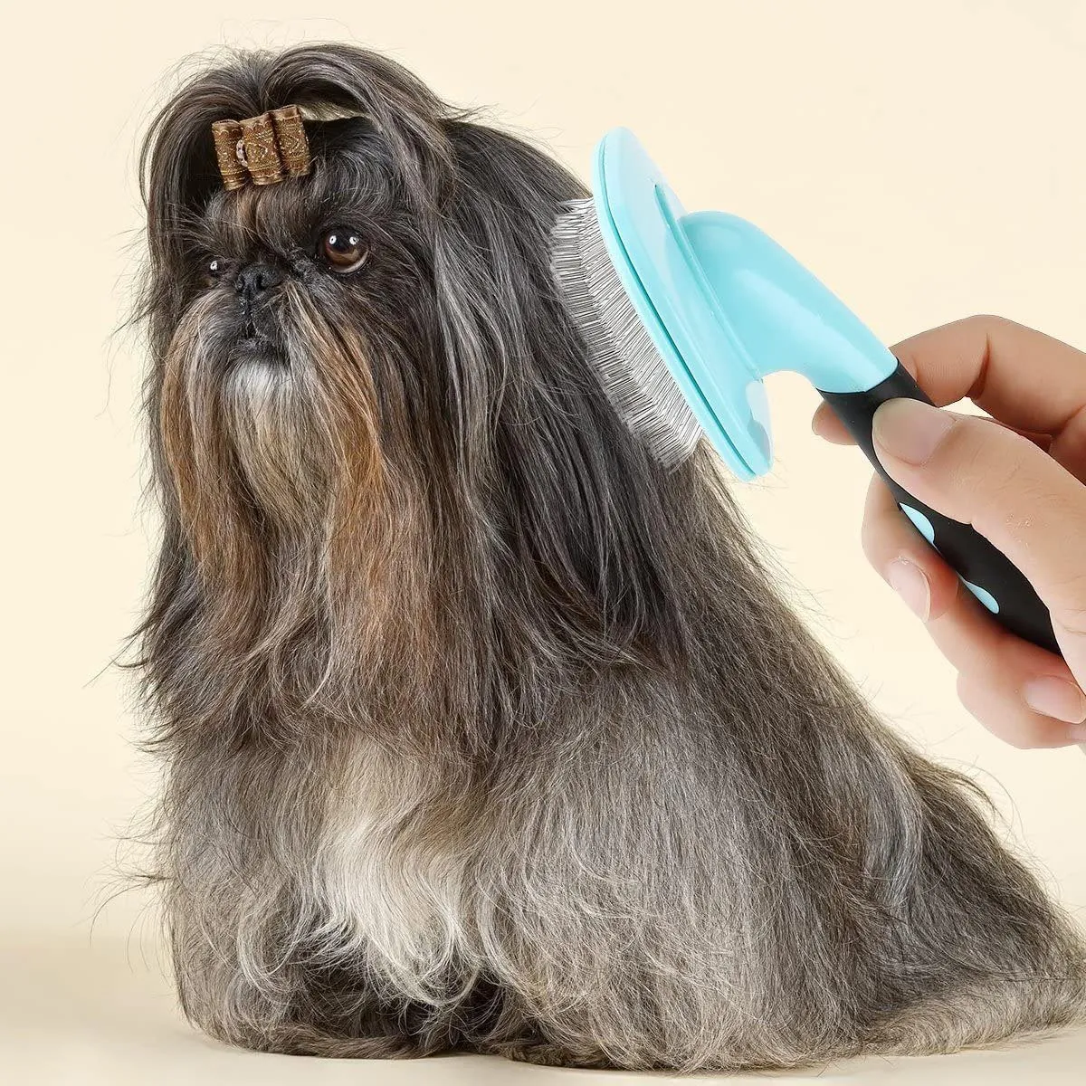 Glendan Dog Brush & Cat Brush - Slicker Pet Grooming Brush