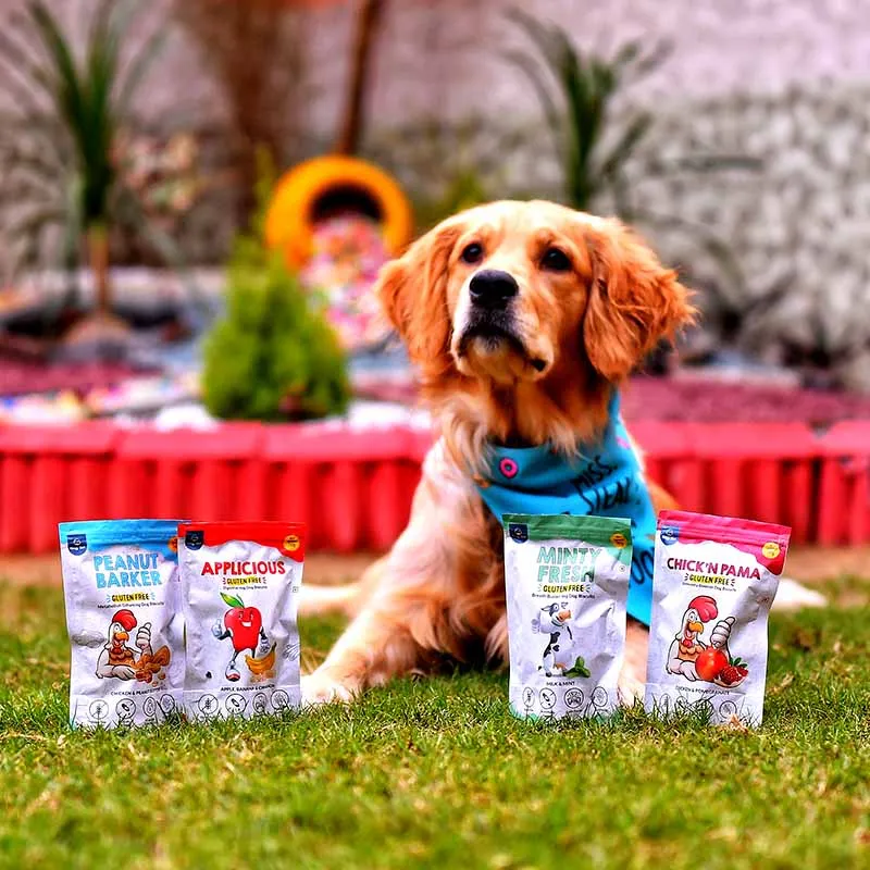 Goofy Tails Chick’N Pama Gluten Free Chicken Biscuits for Dogs and Puppies - 250g