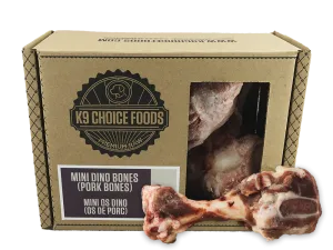 K9 Choice Mini Dino Bone 3pk