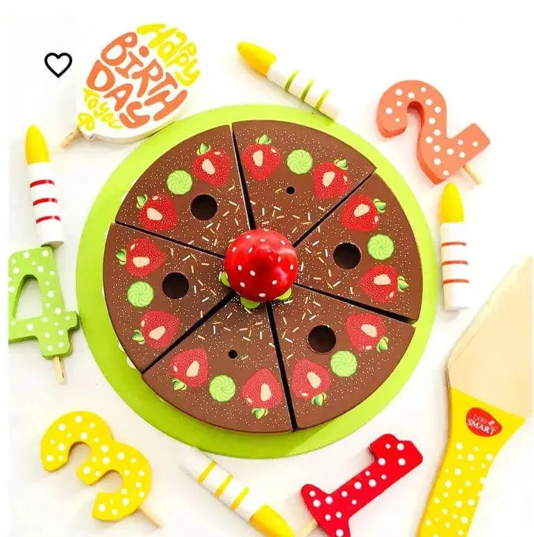 Koco Wooden Celebration Cake (Reversible Design 2 in 1)