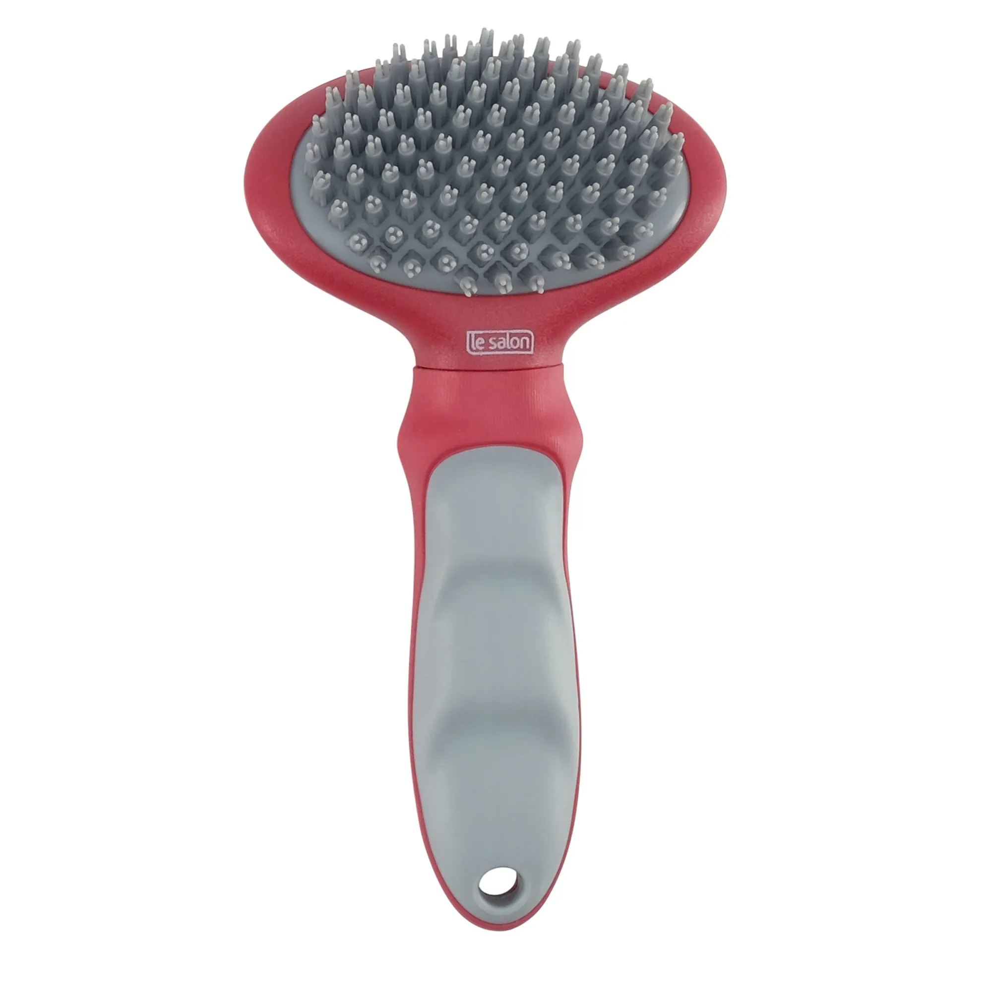 Le Salon Essentials Dog Rubber Slicker Brush - Small