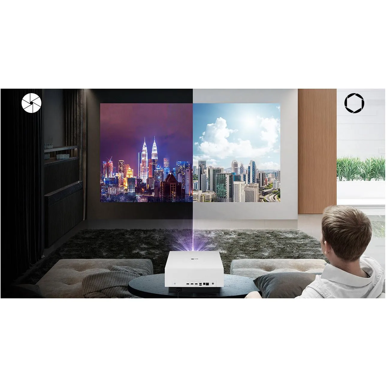 LG 4K UHD Home Theatre Projector HU810PW