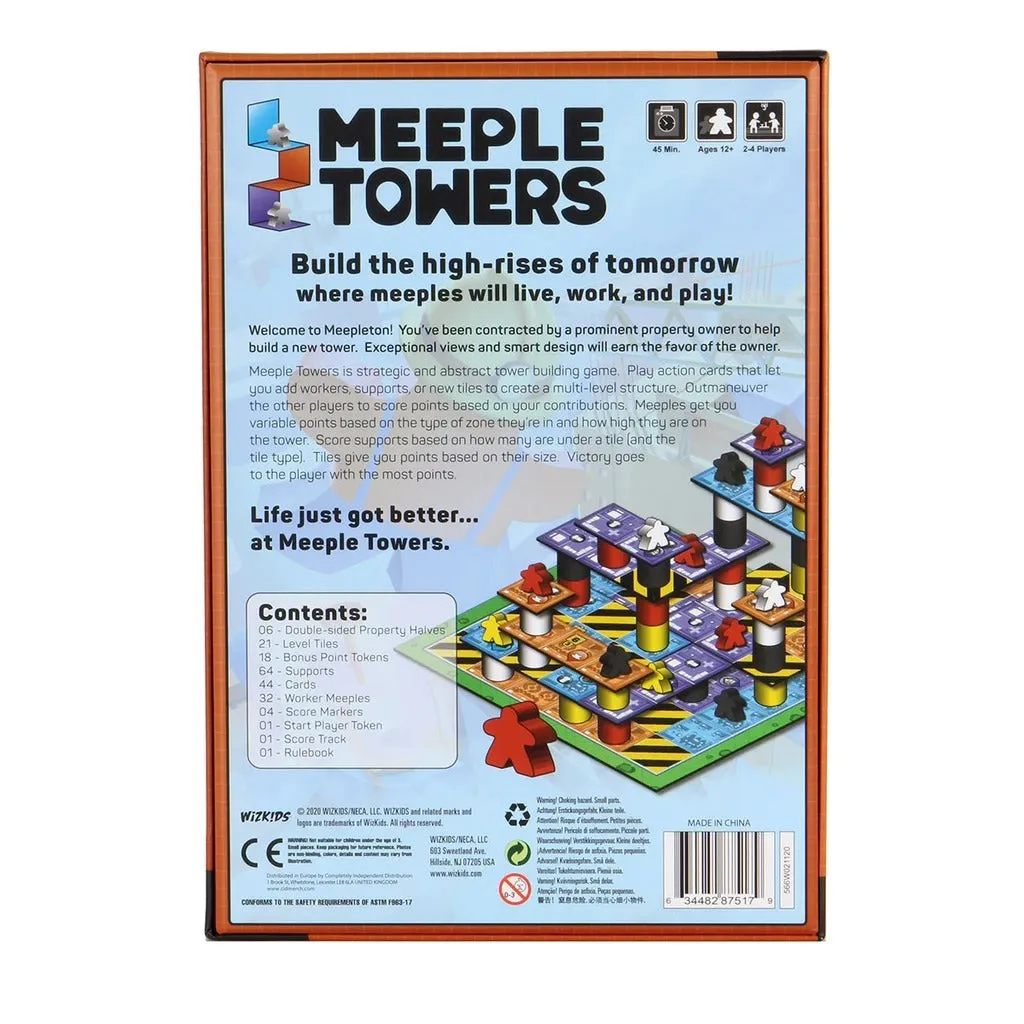 Meeple Towers: Board Games - Strategy Games WZK 87517