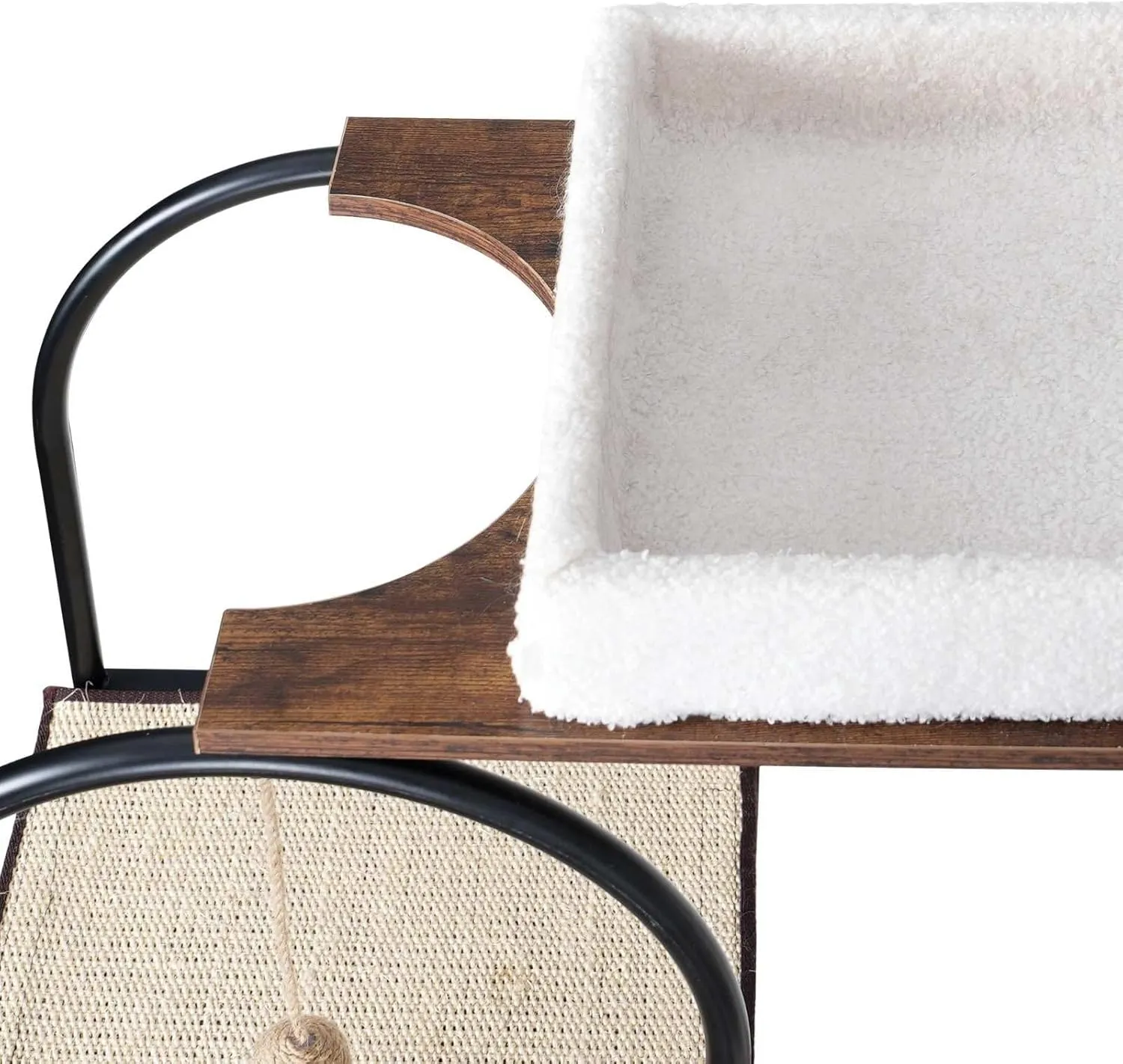 Multi-Level Modern Cat Tree Tower with Scratching Pads & Cozy Hideouts
