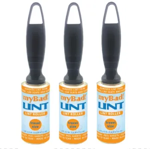 my Bad Travel Lint Roller 3 Pack