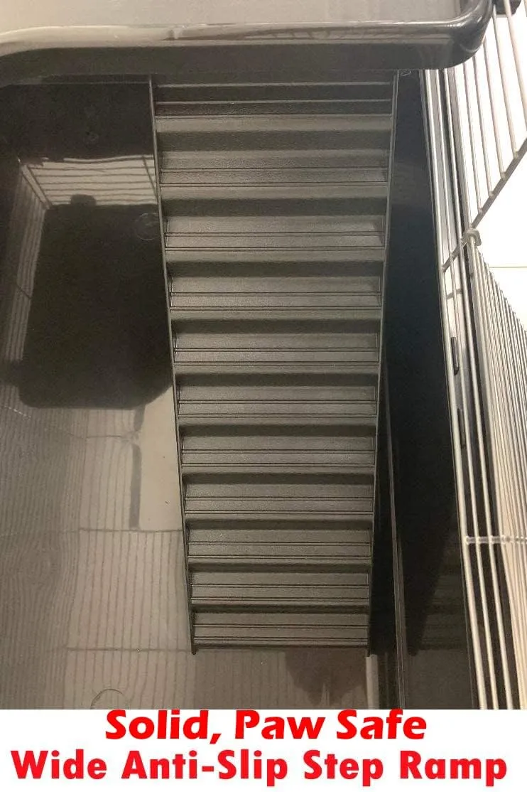 My First Home Large Two-Level Habitat Narrow 3/8-inch Bar Spacing for Exotics Pet Guinea Pig Hedgehog Hamster Gerbil Rat Mice Rodent