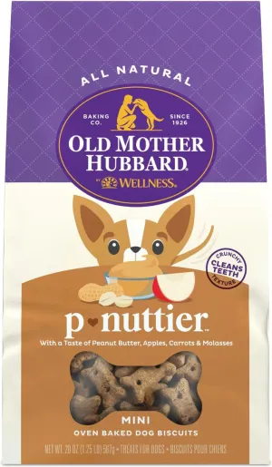 Old Mother Hubbard P-Nuttier Oven Baked Biscuits, Dog Treat