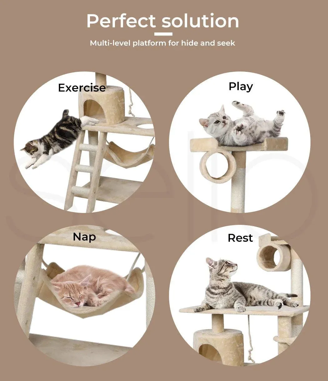 Pawz Cat Tree Scratching Post Multi Level