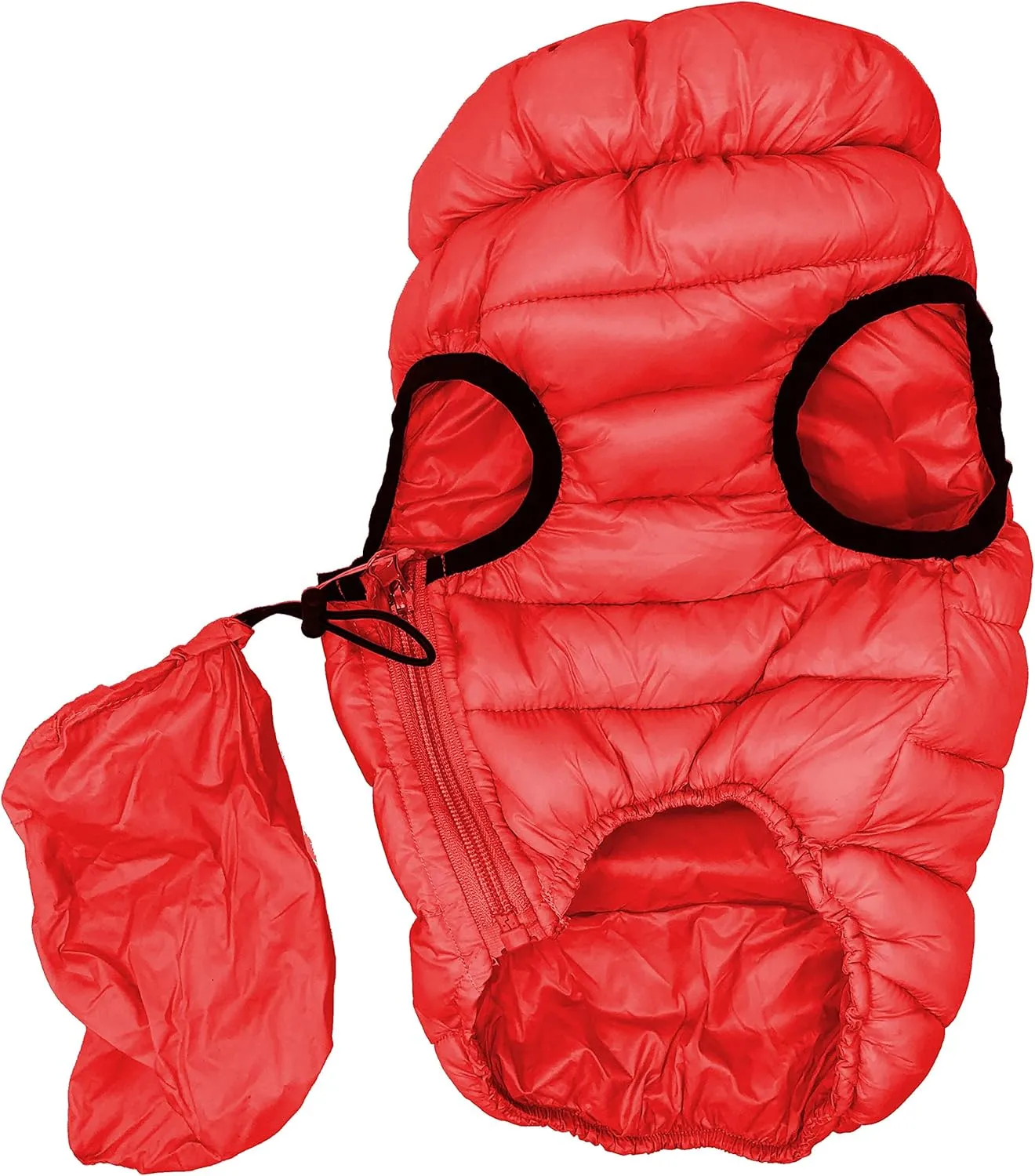 Pet Life Pursuit Quilted Ultra-Plush Thermal Dog Jacket, SM, Red