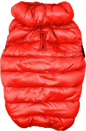Pet Life Pursuit Quilted Ultra-Plush Thermal Dog Jacket, SM, Red