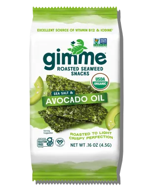 Sea Salt & Avocado Oil Seaweed Snacks - .16oz (6 Pack)