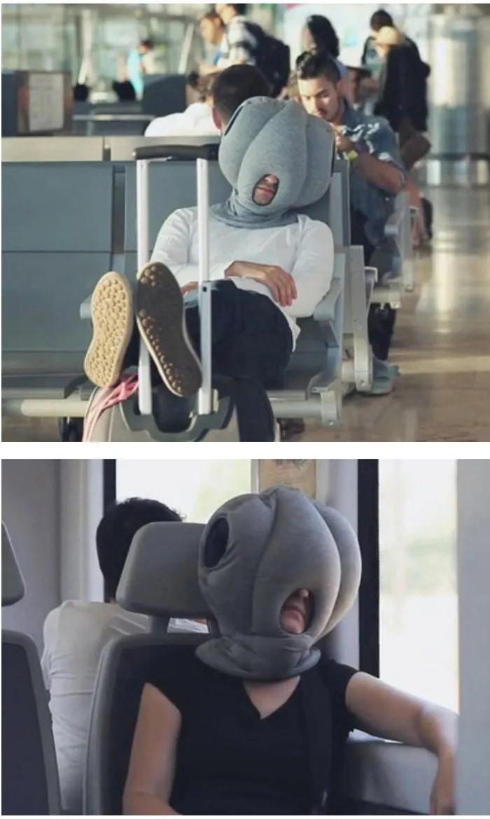 SOFT PROTECTIVE OSTRICH PILLOW