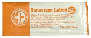 Sunscreen Lotion Packets (100 Packets)