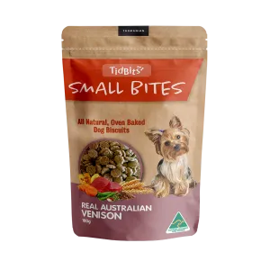 TidBits - Small Bites Venison Dog Biscuits (180g)