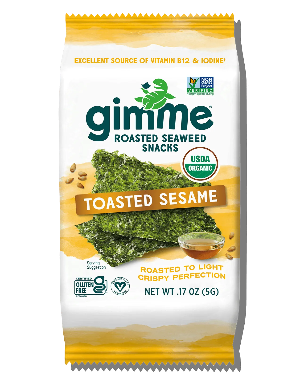 Toasted Sesame Seaweed Snacks - .17oz (6 Pack)