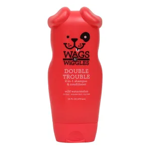 Wags & Wiggles Double Trouble 2-in-1 Dog Shampoo & Conditioner, 16 oz