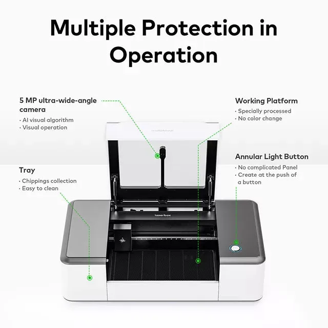 xTool Laserbox Rotary 40W Laser Cutter & Engraver