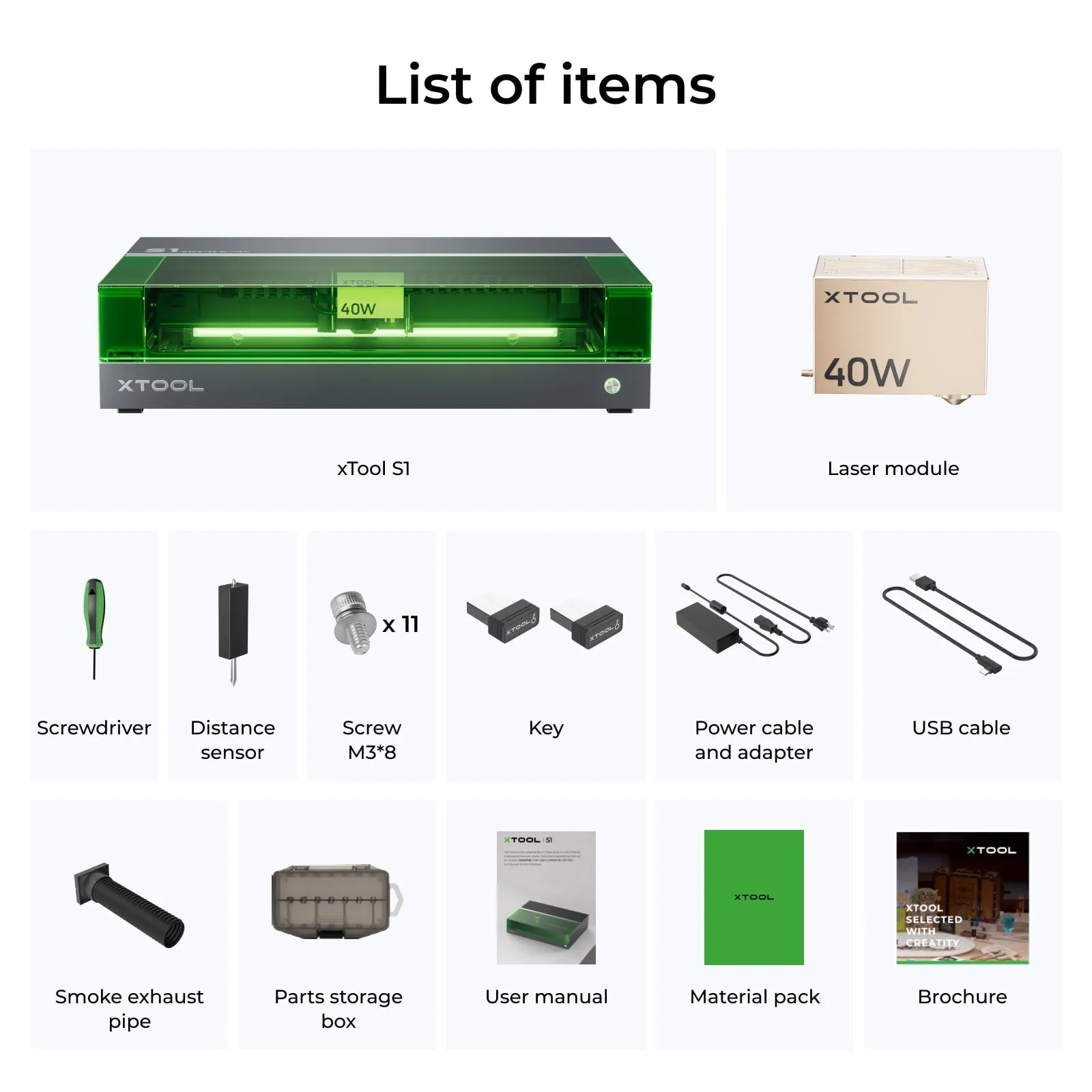 xTool S1 Desktop Diode Laser Cutter